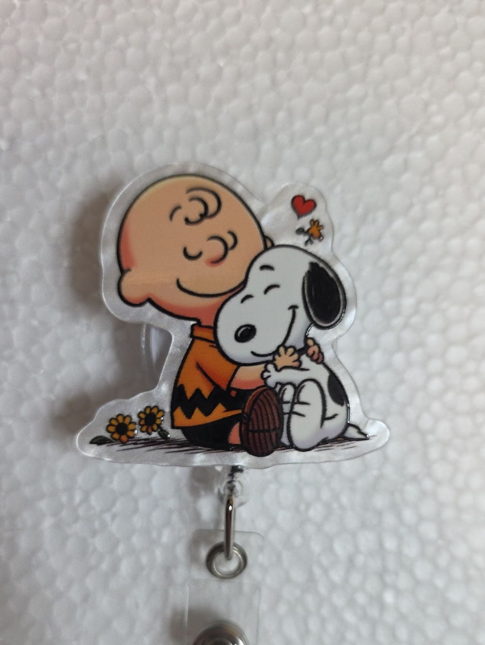 Peanuts Badge Reel